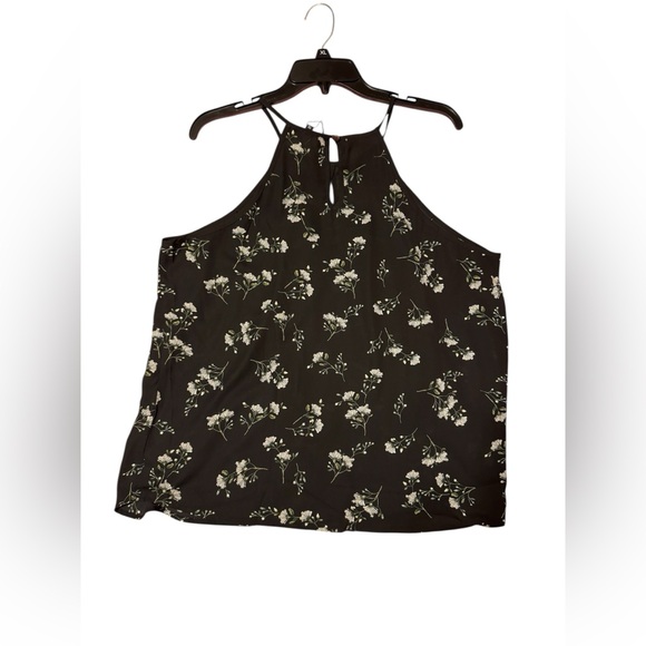 Papermoon Black Floral Tank Top - Picture 2 of 7